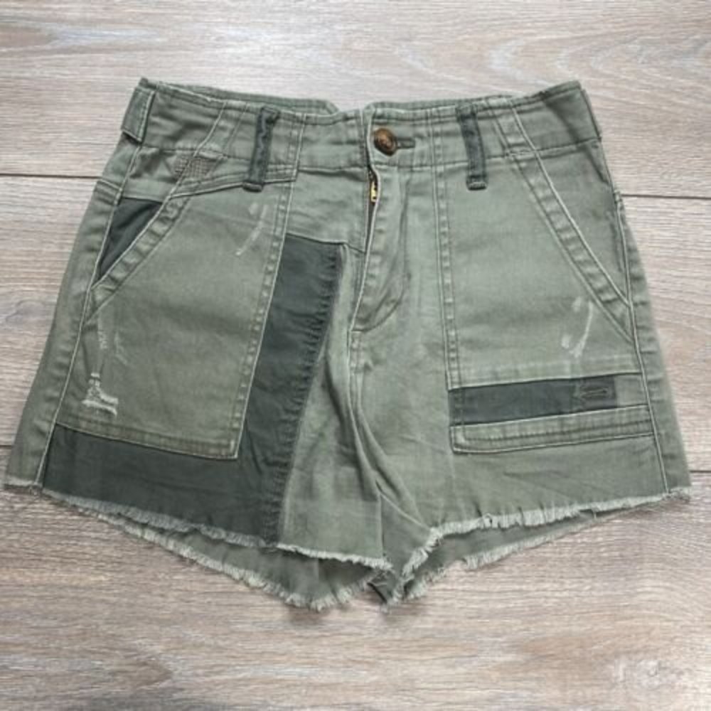 Gilded Intent High Rise Shorts Womens Size 27 Distress